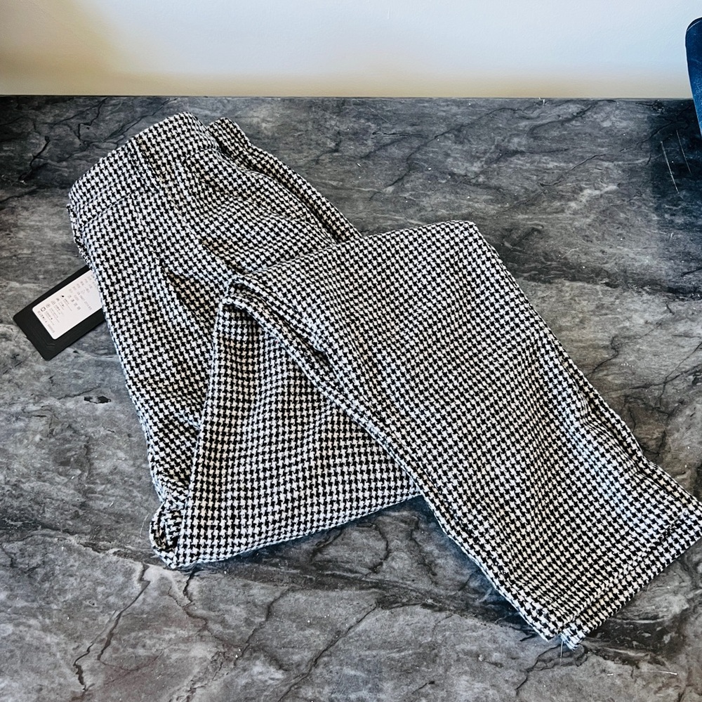 Brand New B&W Houndstooth Trousers